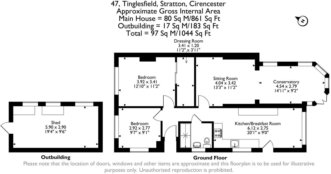 47, Tinglesfield, Stratton, Cirencester floorplan