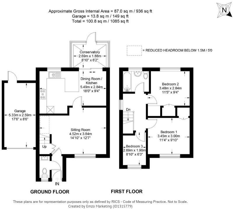 The Yews, Horndean floorplan