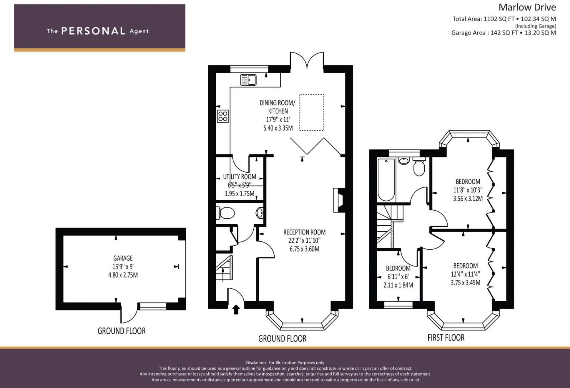 Marlow Drive, Cheam, SM3 floorplan