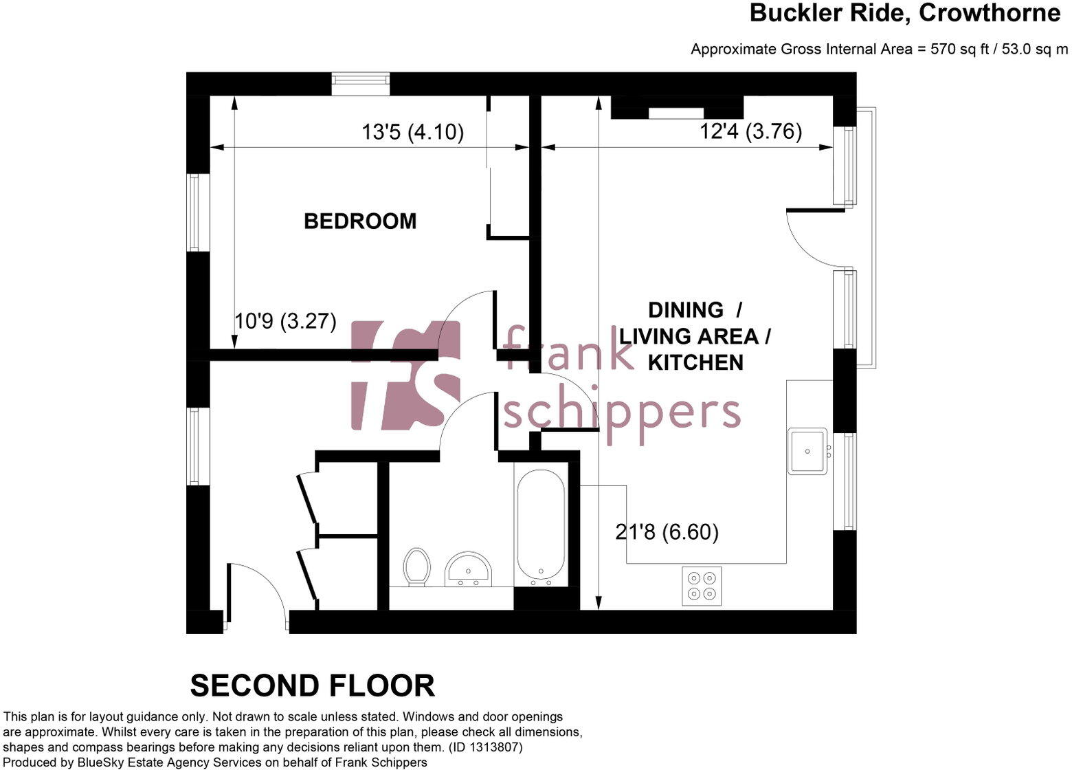 Buckler Ride, Crowthorne, Berkshire RG45 6HQ floorplan
