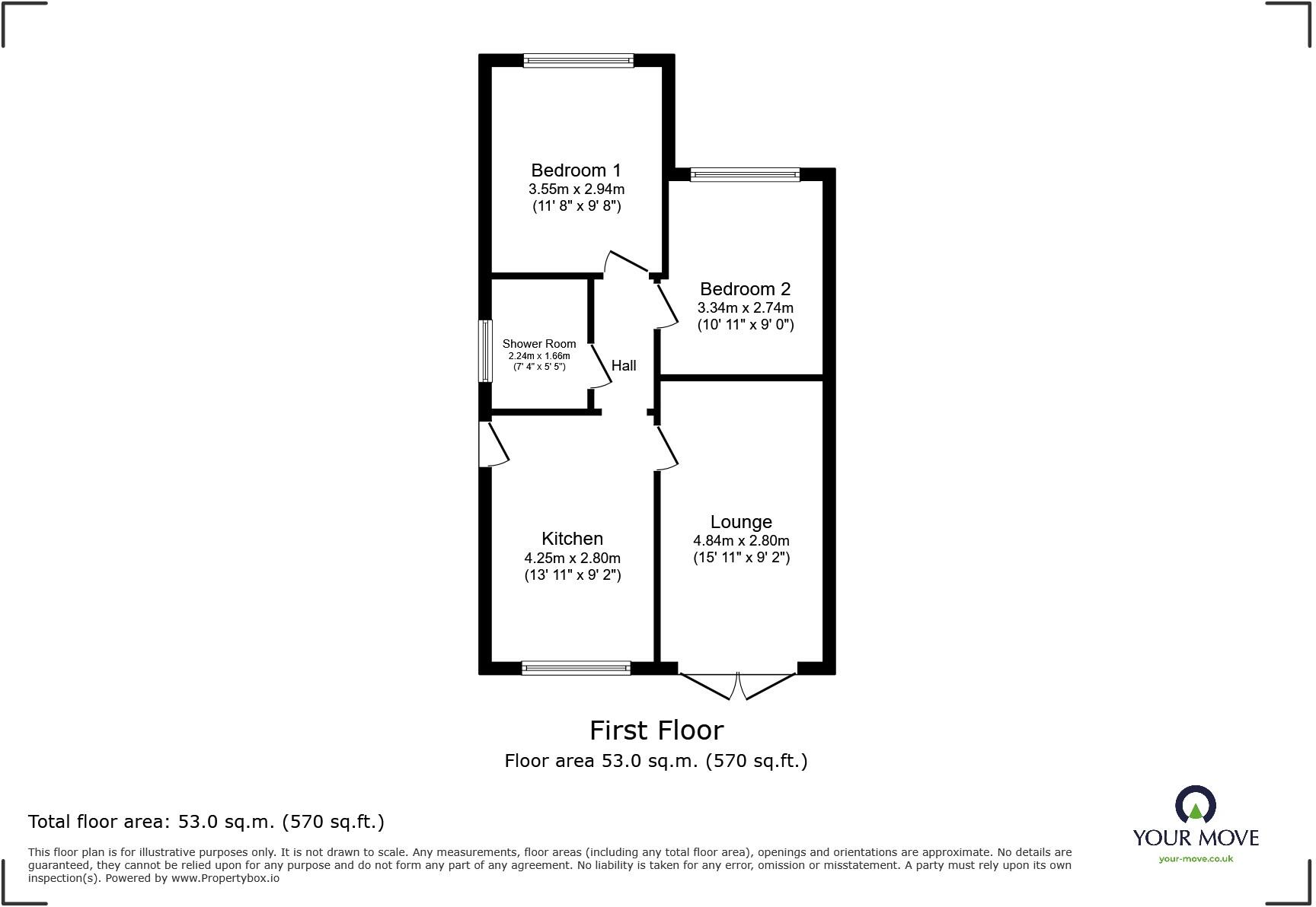 Back Lane, Stainforth, Doncaster, South Yorkshire, DN7 floorplan