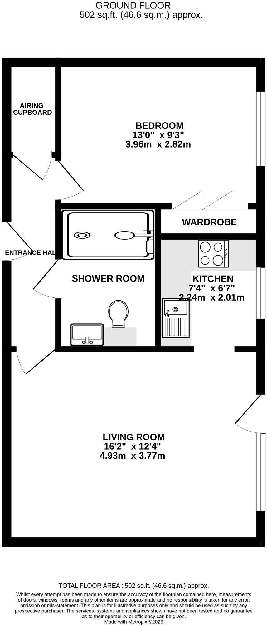Homefayre House, Fareham floorplan
