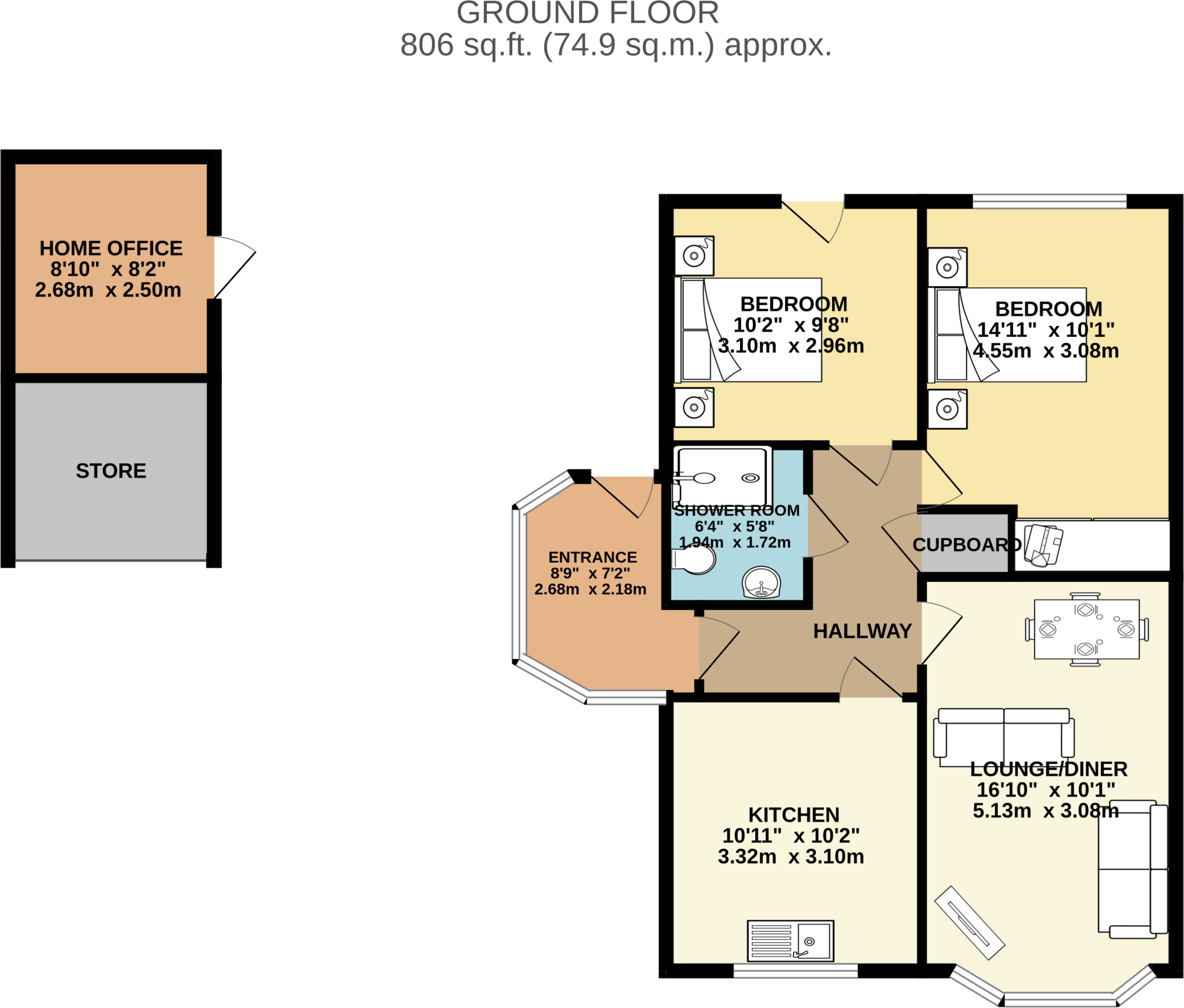 Mill Court, Bridlington, East Yorkshire, YO16 floorplan