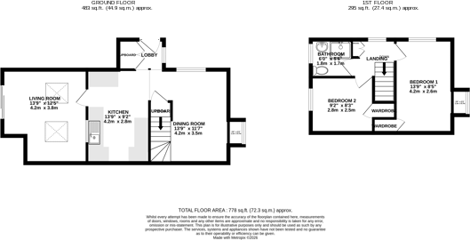5 Pond Close, Marchwood, Southampton, SO40 4YU floorplan
