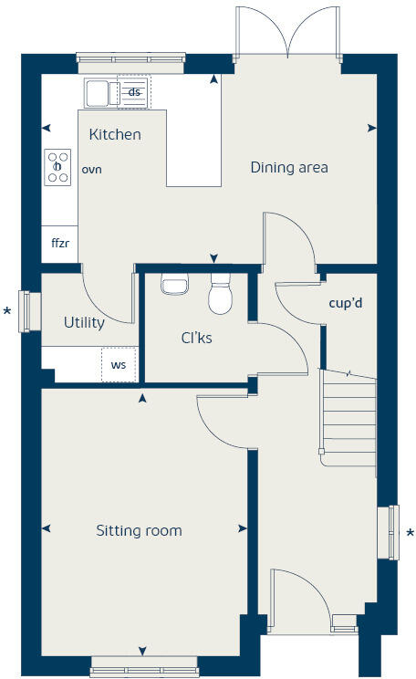 Broadnook Garden Village,
Leicester, 
LE7 4PN floorplan