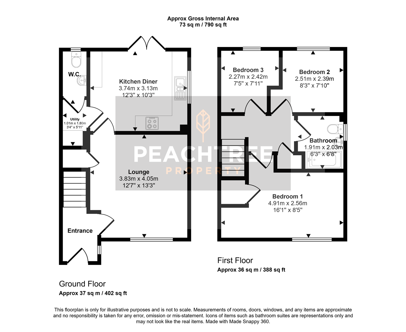 Barskiven Circle, Paisley, Renfrewshire floorplan