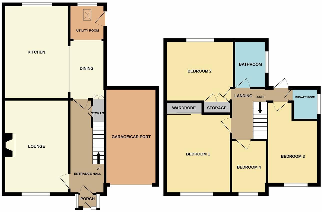 West End Road, Maxey, Market Deeping, PE6 floorplan