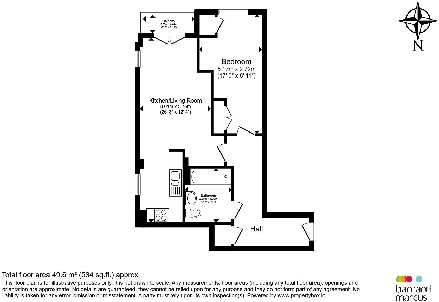Bournemouth Road, London floorplan
