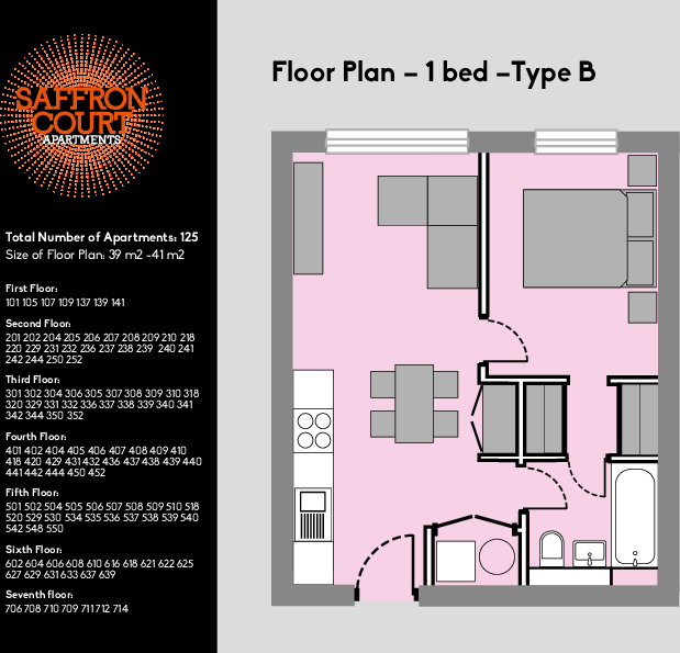 Saffron Court, Crocus Street, Nottingham floorplan