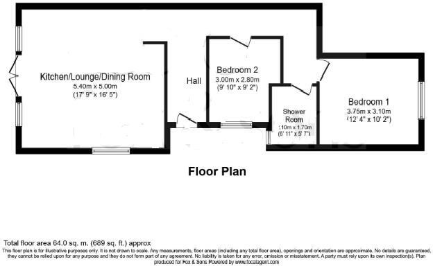 Brixey Road, Poole floorplan