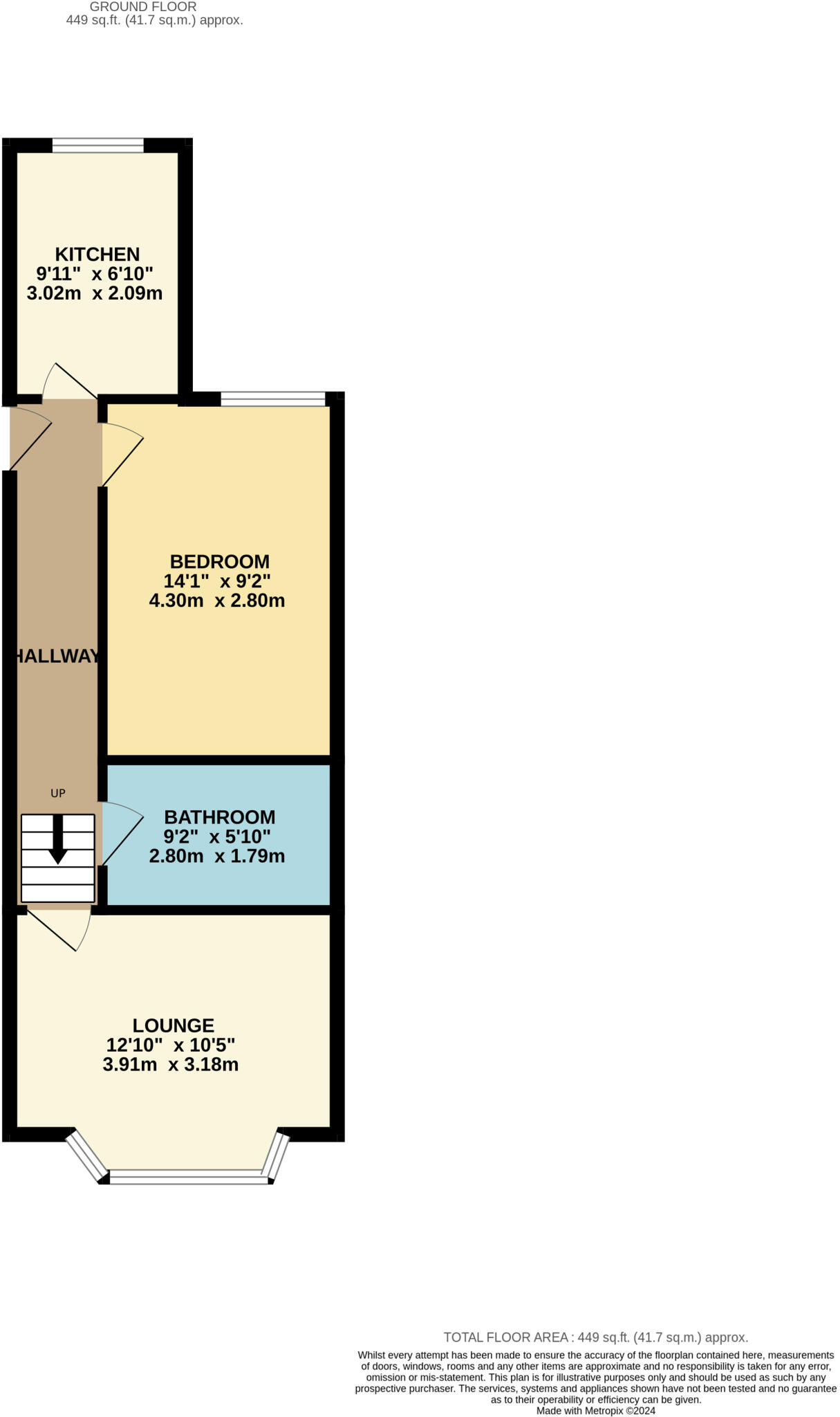 134, Dickenson Road, Manchester floorplan