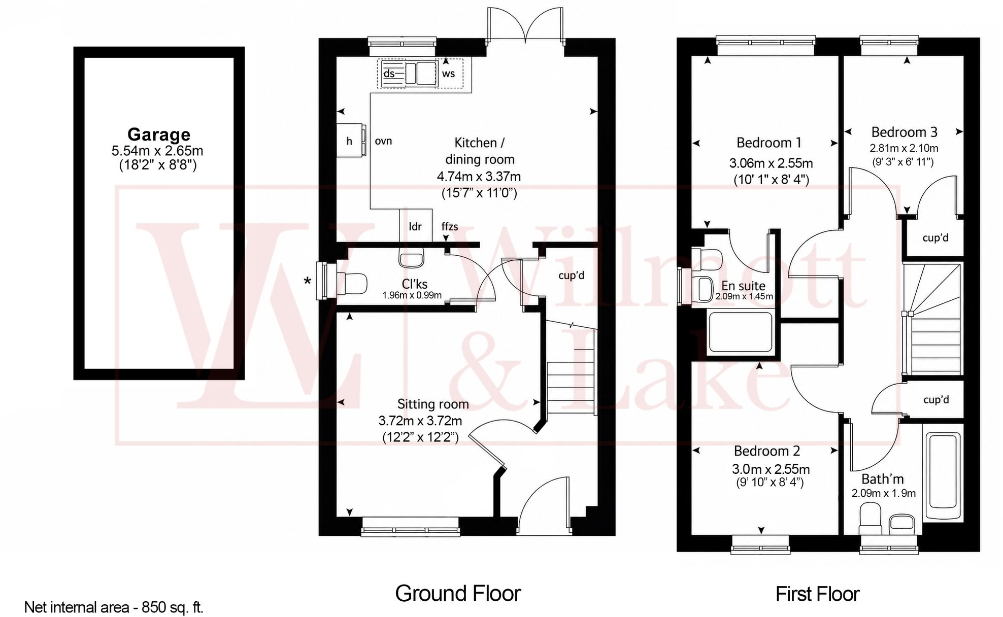 Searle Way, Bishop's Stortford, CM23 floorplan