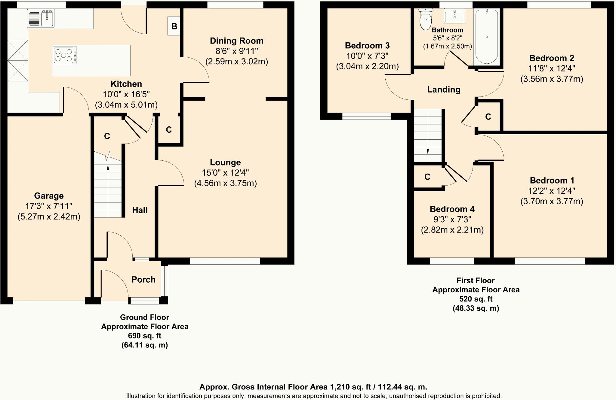 Lobden Crescent, Whitworth, OL12 8RU  floorplan