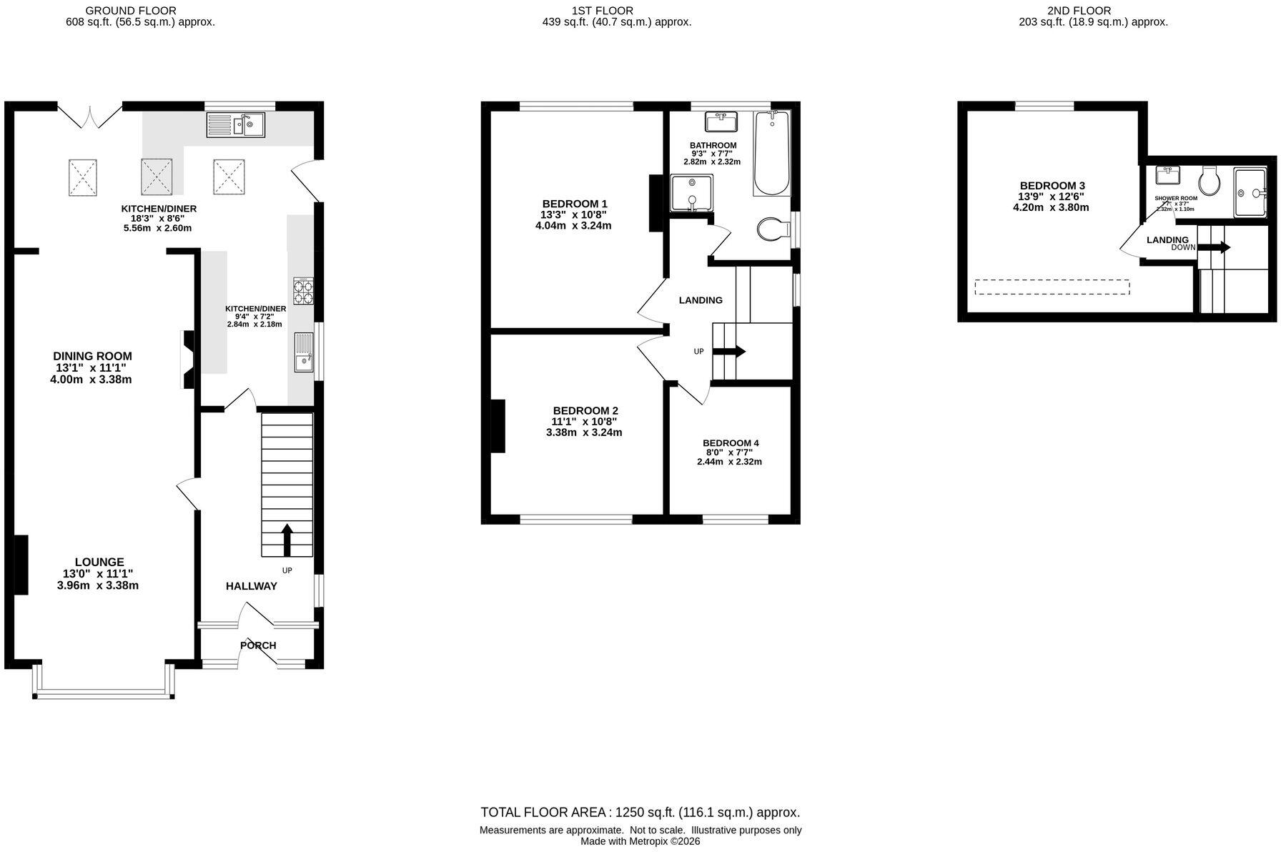 Tirza Avenue, Manchester, M19 floorplan