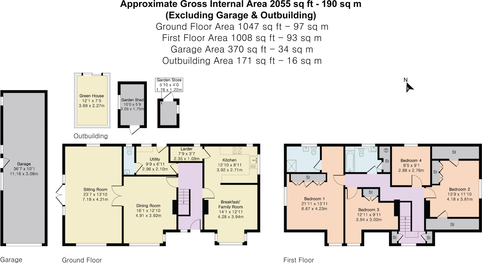 Lower End, Great Milton floorplan