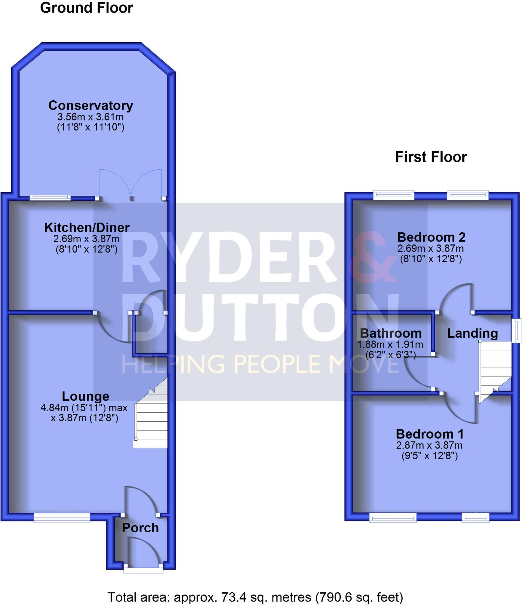 Gilwood Grove, Gladewood, Middleton, Manchester, M24 floorplan