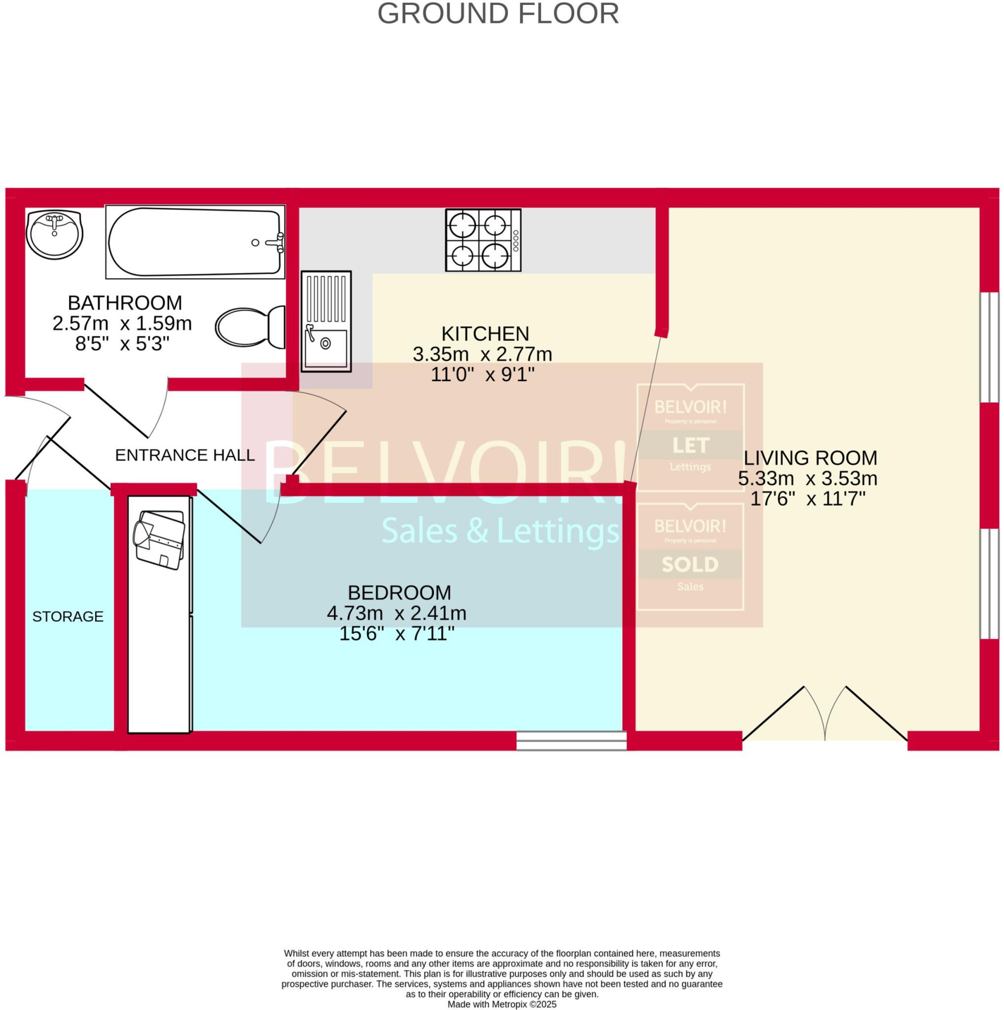 32 Oberon Grove, Wednesbury, WS10 floorplan