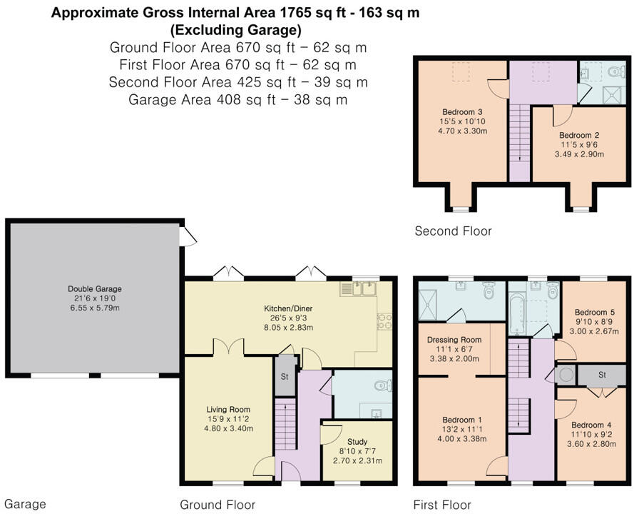 1 Canute Close, Northstowe, Cambridge, Cambridgeshire, CB24 1DQ floorplan
