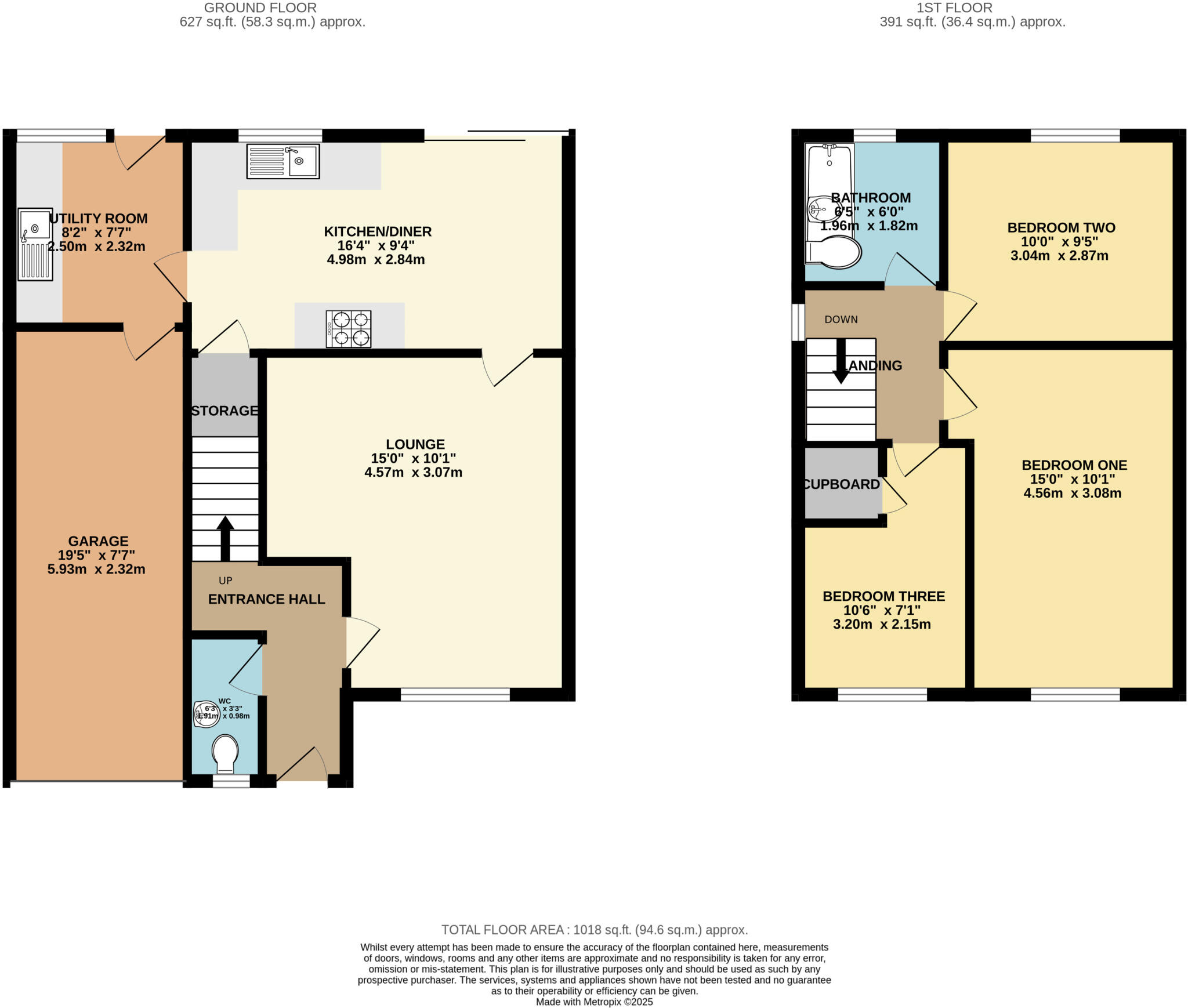 Charles Melrose Close, Mildenhall, Suffolk, IP28 floorplan