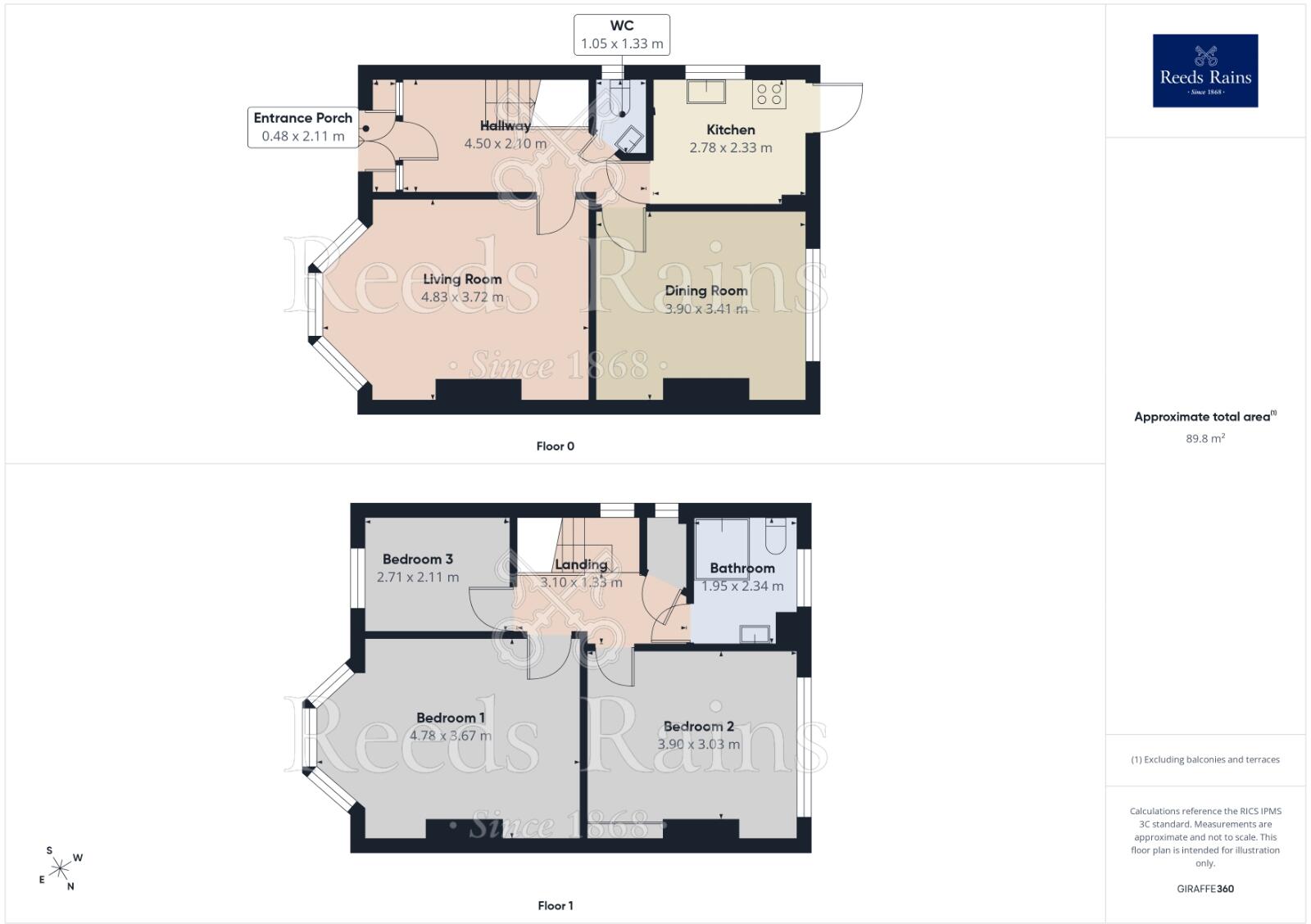 Rupert Road, Sheffield, S7 floorplan