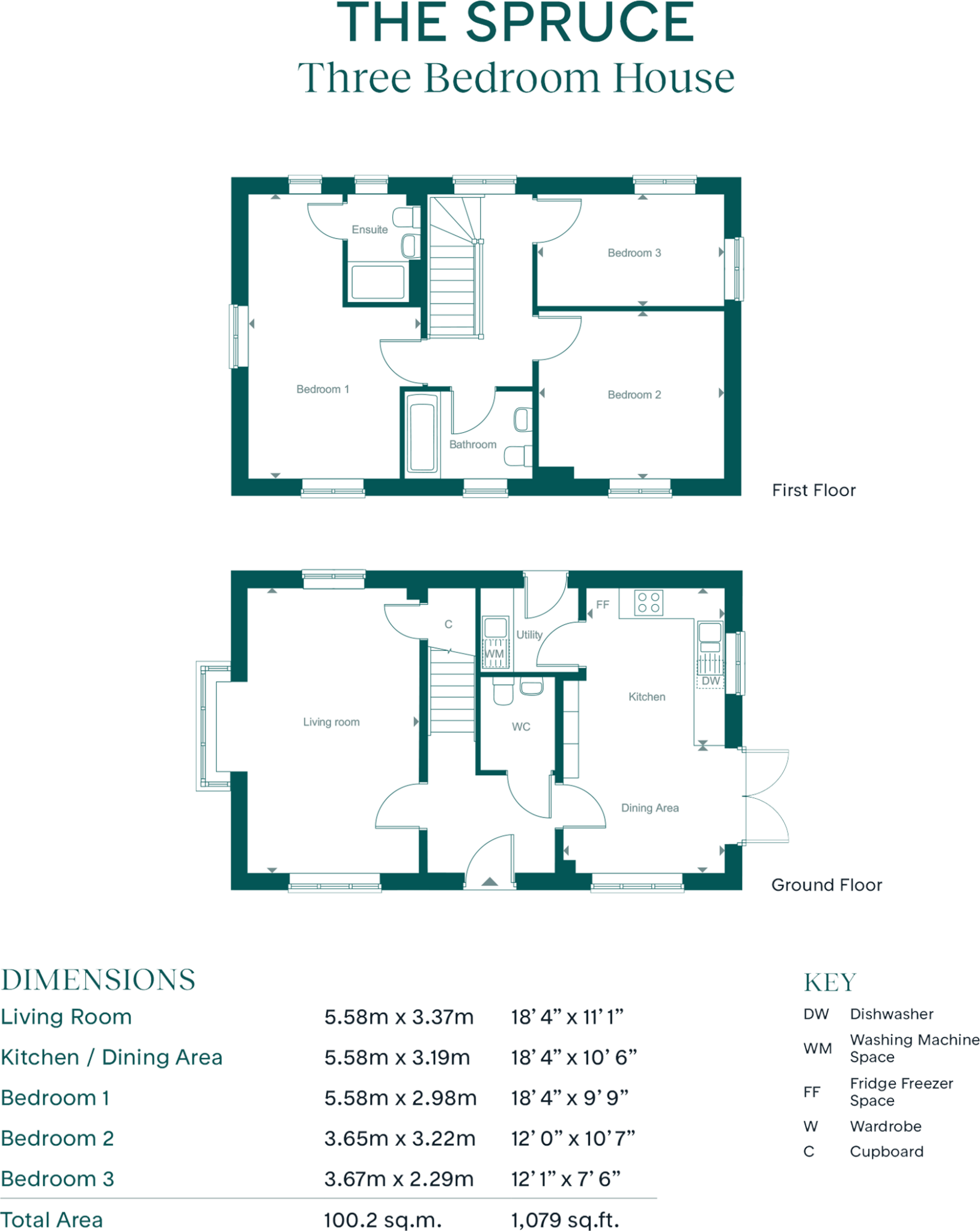 Leaf Living at Summerhill Gardens, Polegate, Hailsham, BN27 floorplan