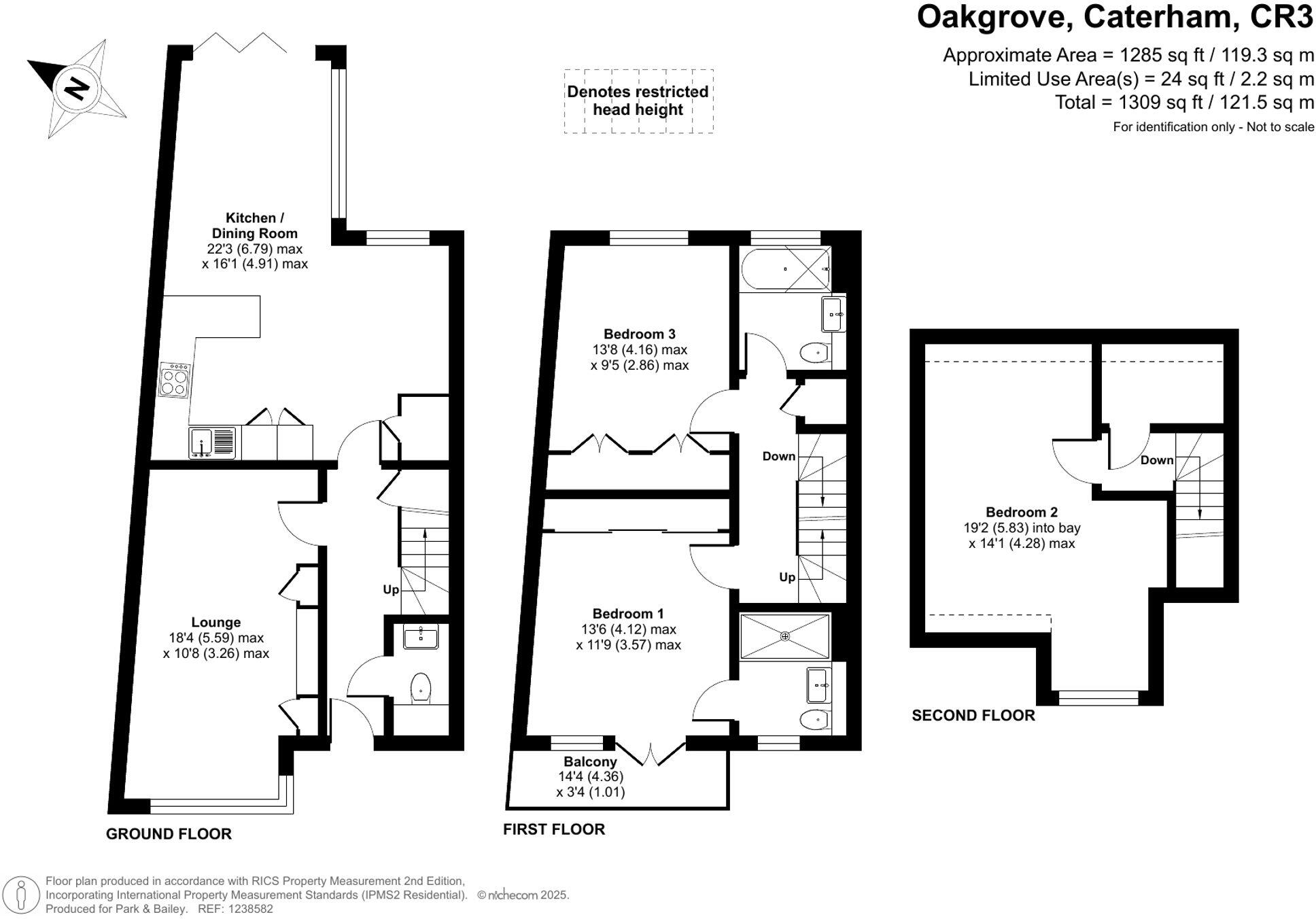 Oakgrove, Caterham, CR3 floorplan