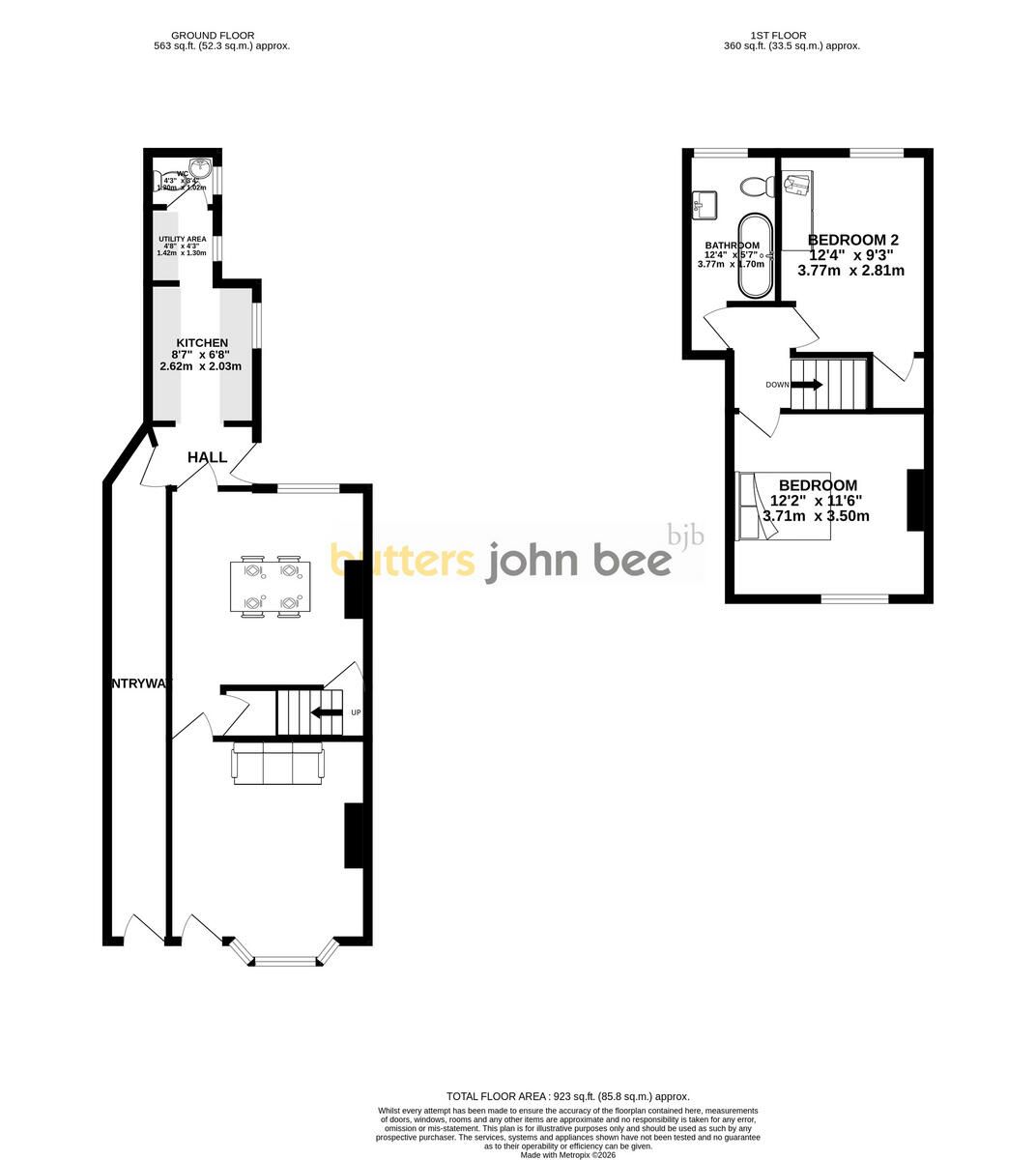 Chester Road, Audley floorplan