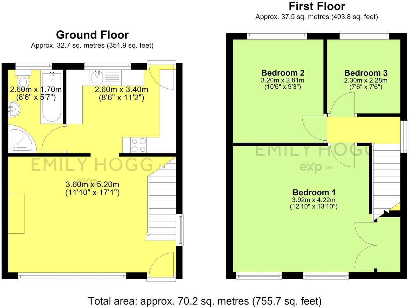Shelley Croft, Kitts Green floorplan