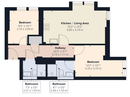 Hornbeam Close, Stockport, Greater Manchester, SK2 floorplan