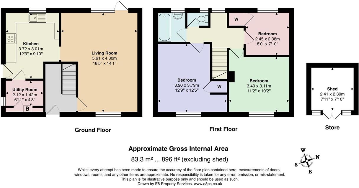 Craufurd Road, Oxford floorplan
