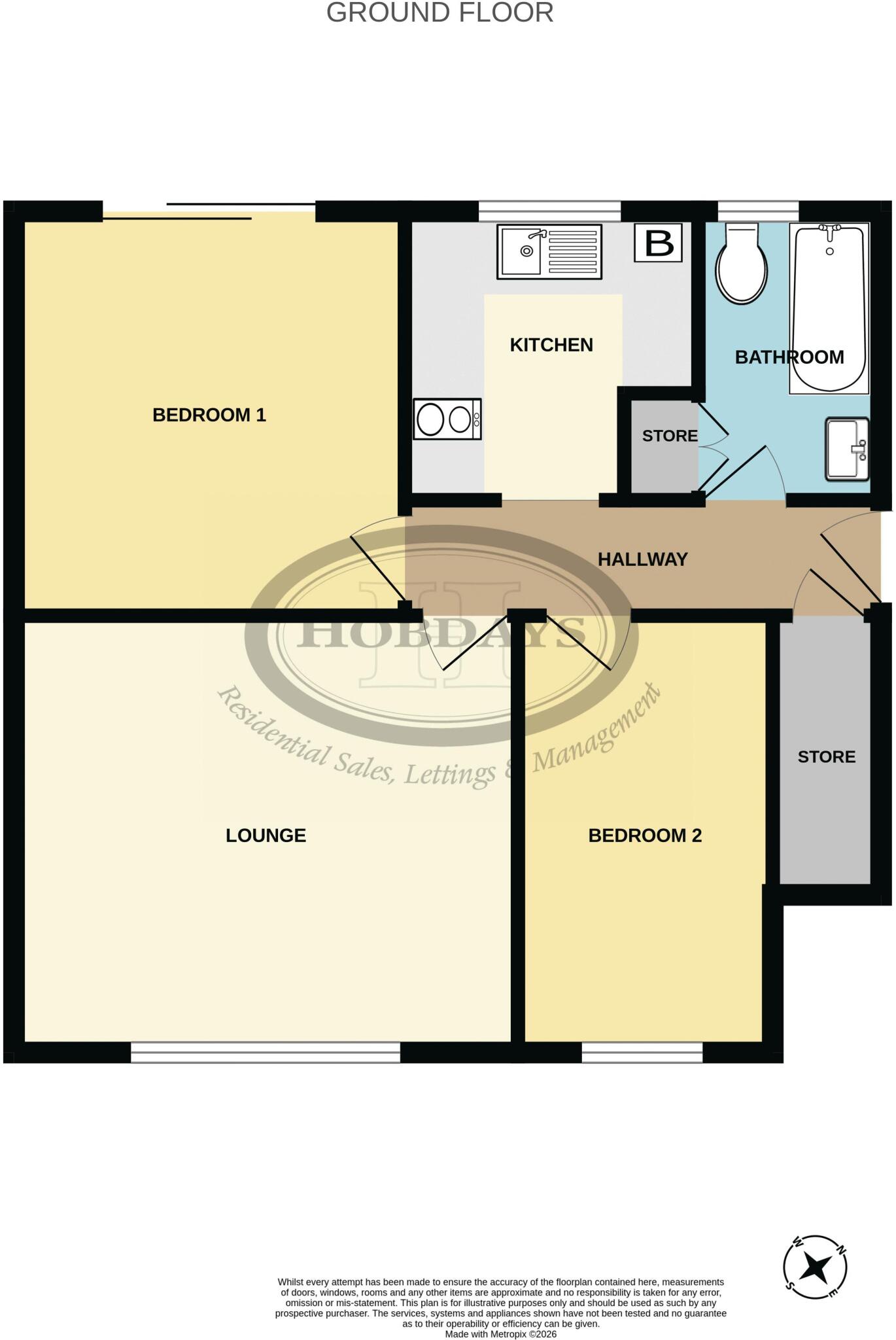Dugdale Hill Lane, Potters Bar, Hertfordshire, EN6 2DW floorplan