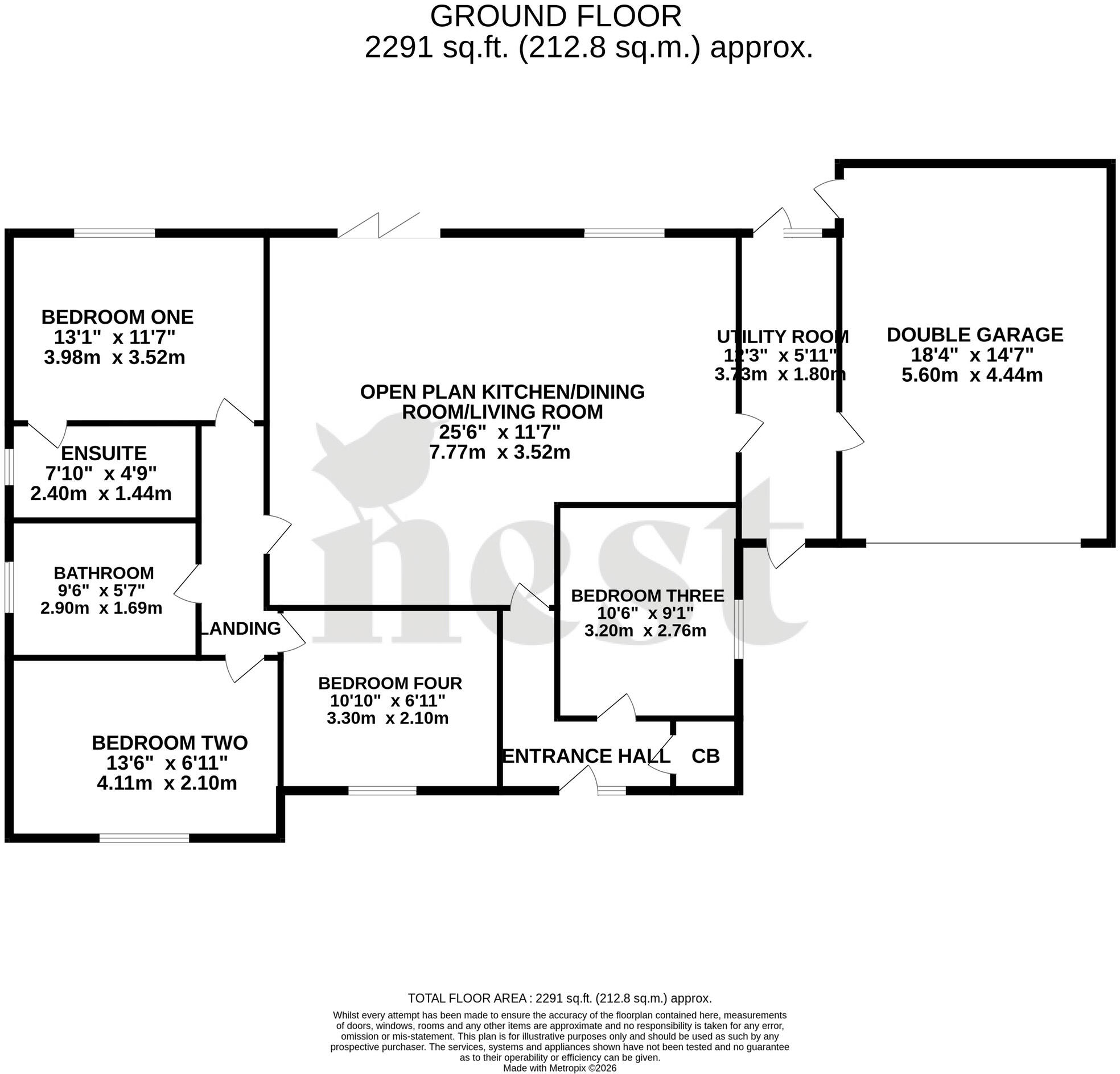 Coombes Way, Biddisham, Axbridge, Somerset floorplan