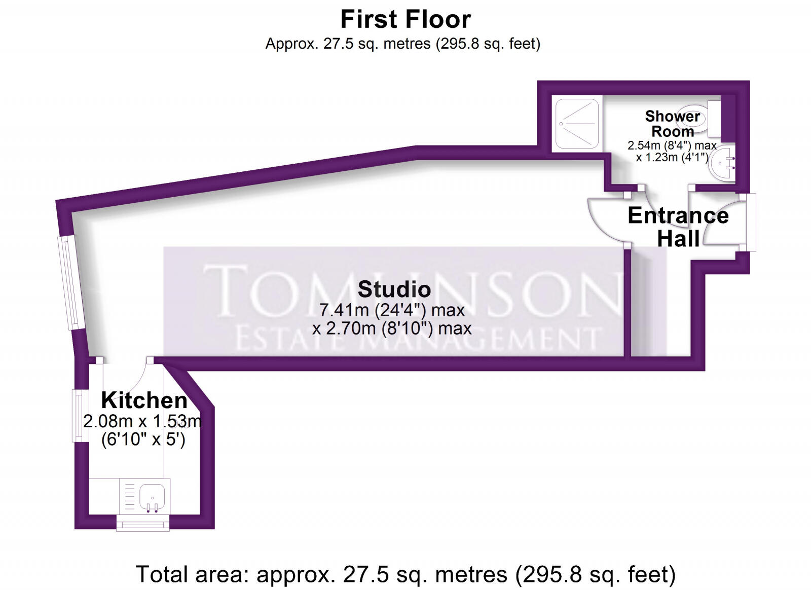 3 Norfolk Place, City Centre, Nottingham, NG1 2AA floorplan