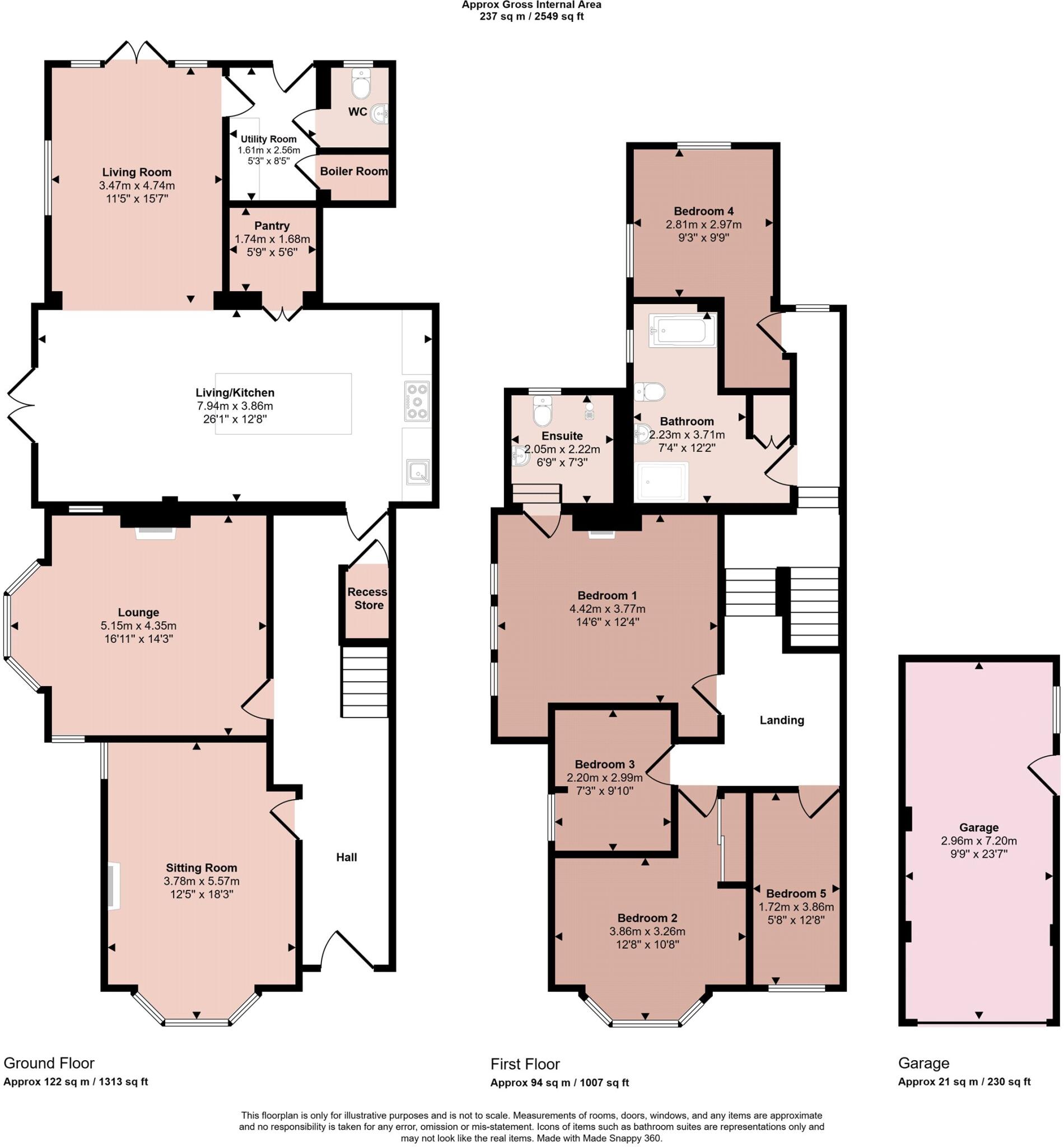 Burton Road, Melton Mowbray, Leicestershire floorplan