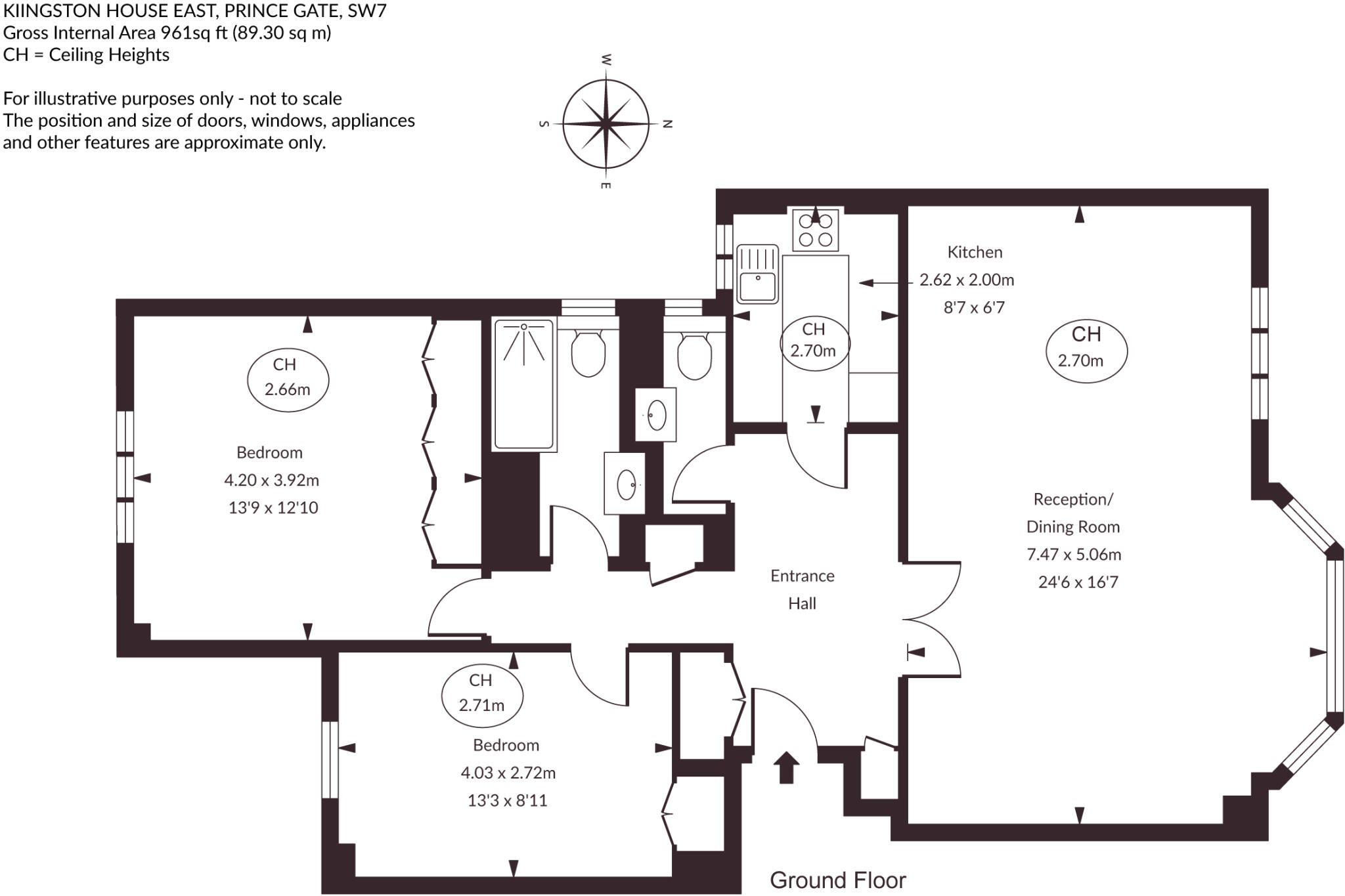 Prince's Gate, Knightsbridge, London floorplan