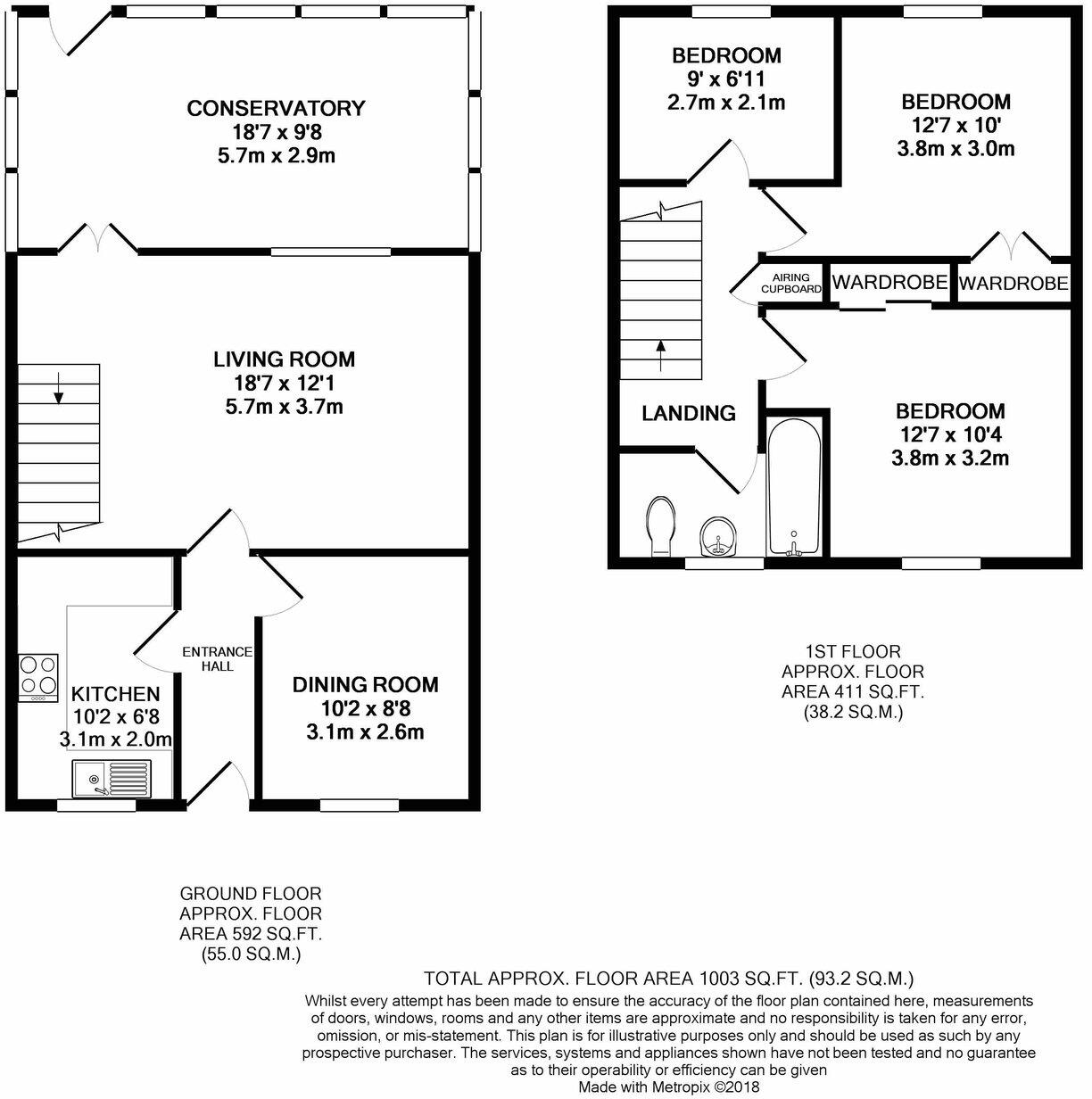 Bramble Park, Taunton, TA1 floorplan