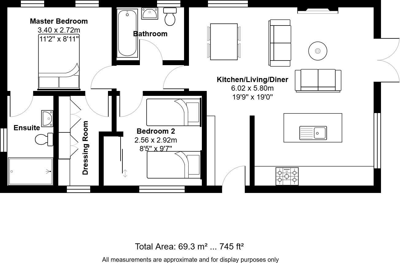 The Poplars, Burnham Market floorplan