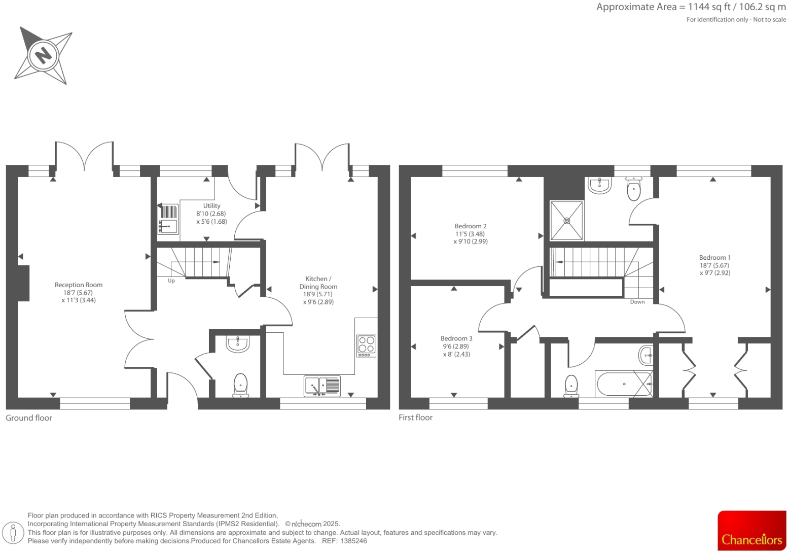 Kingswood Close, Ashford floorplan