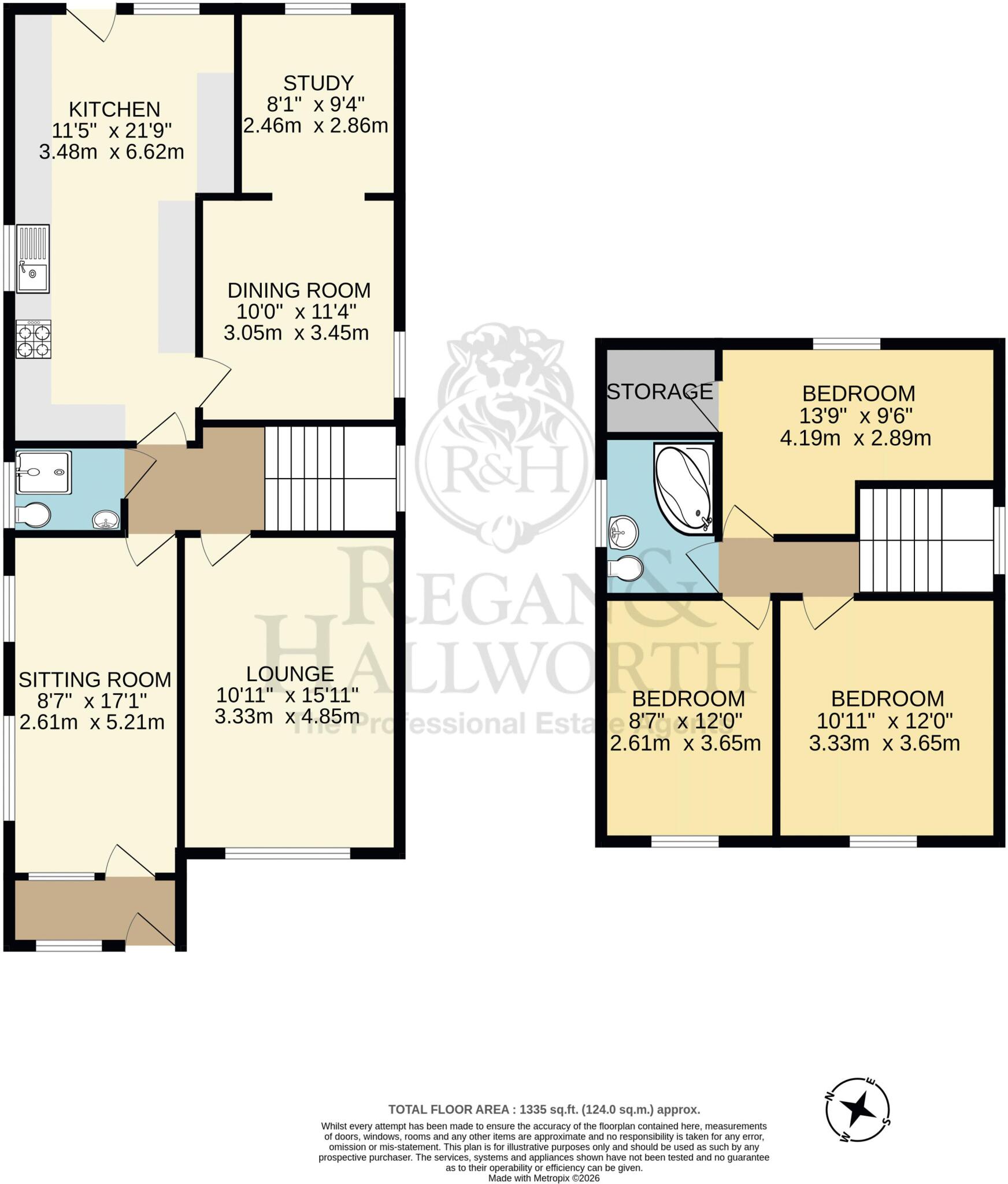 7, Fairhurst Drive, Parbold, WN8 7DJ floorplan