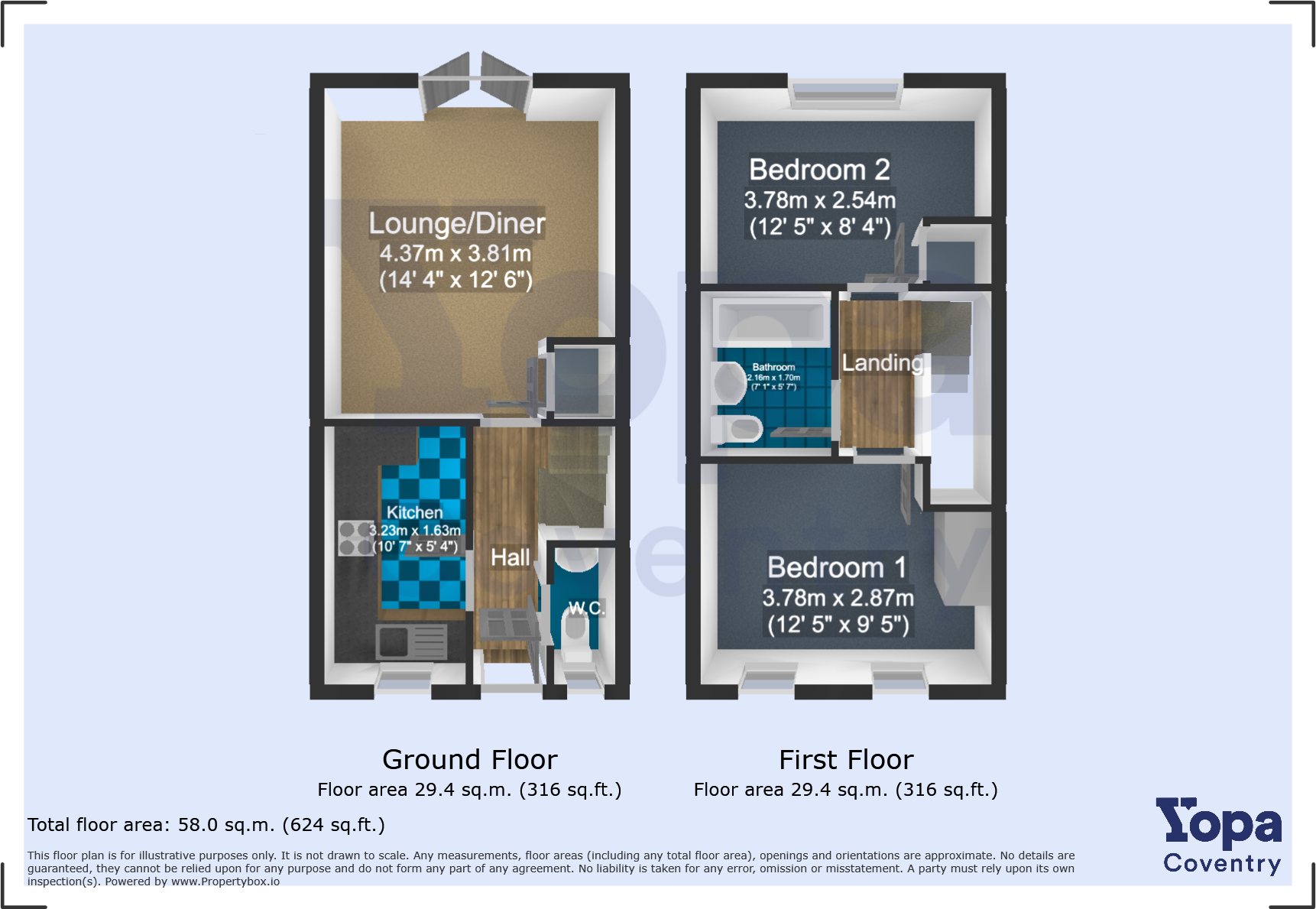Martley Close, Coventry, CV3 floorplan