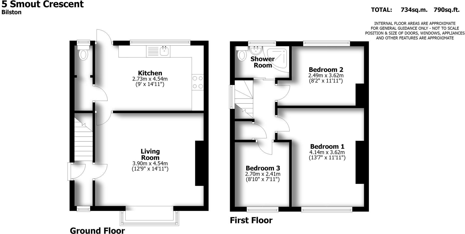 Smout Crescent, Bilston floorplan