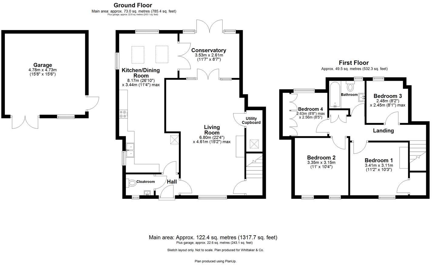 Bower Heath Lane, Bower Heath, Harpenden floorplan