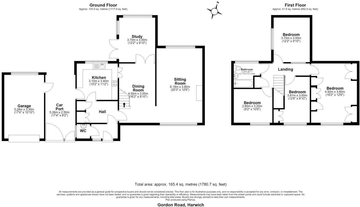 Gordon Road, Harwich floorplan