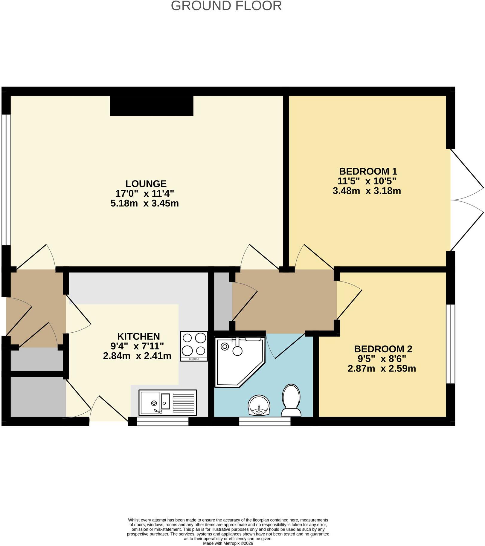 Windermere Way, Stourport-On-Severn, DY13 floorplan