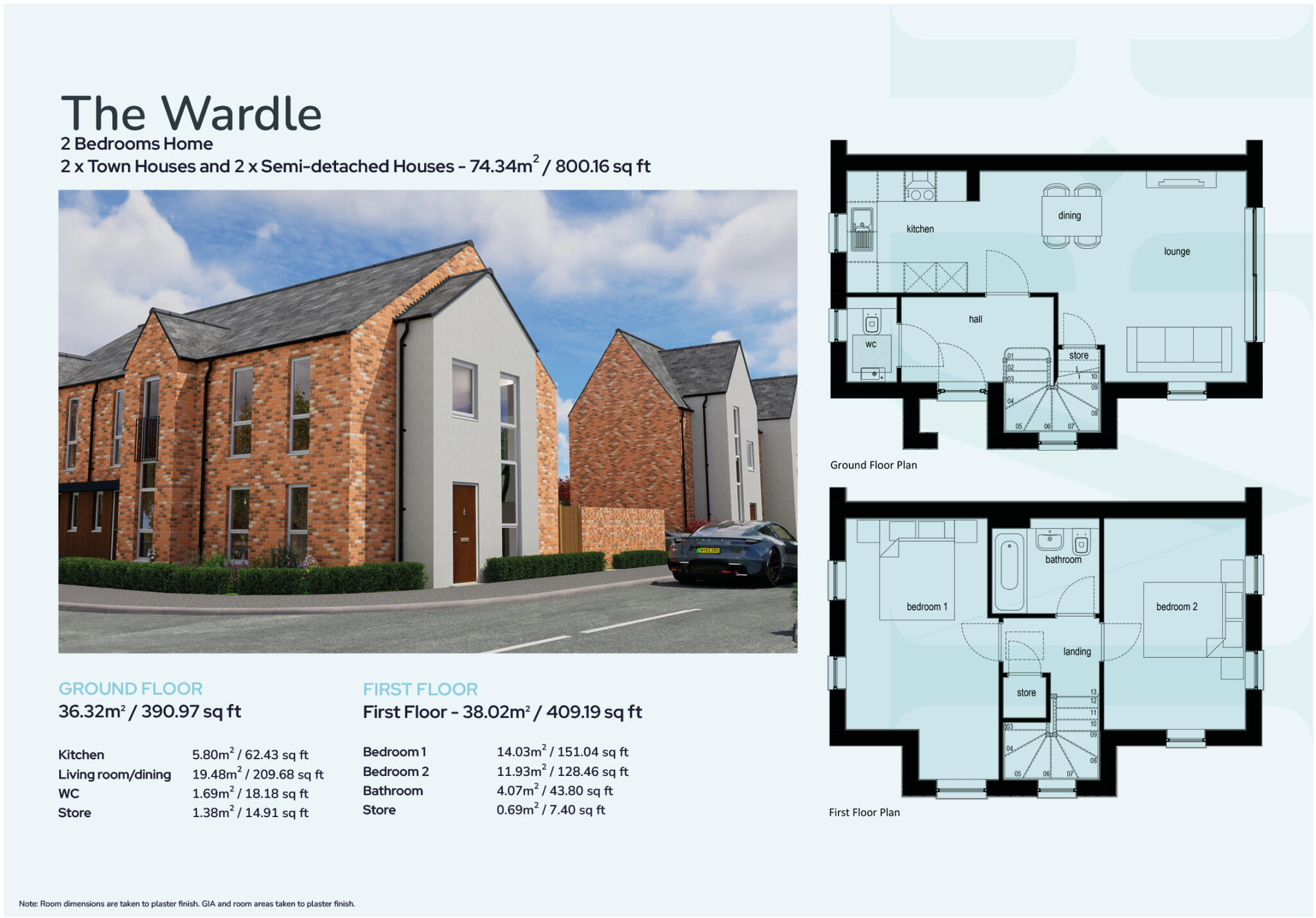 The Wardle - Frank Cliffe Way, Middlewich, CW10 floorplan