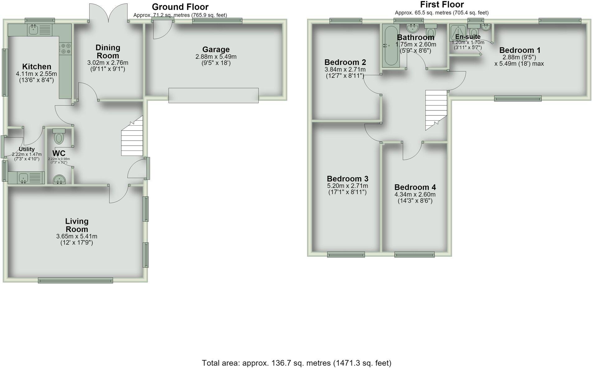 21, Dinghouse Wood, Buckley, CH7 floorplan