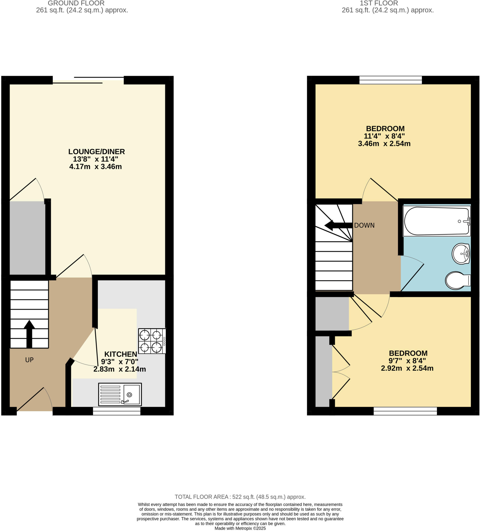 Chicksands Avenue, Monkston, Milton Keynes, Buckinghamshire, MK10 floorplan