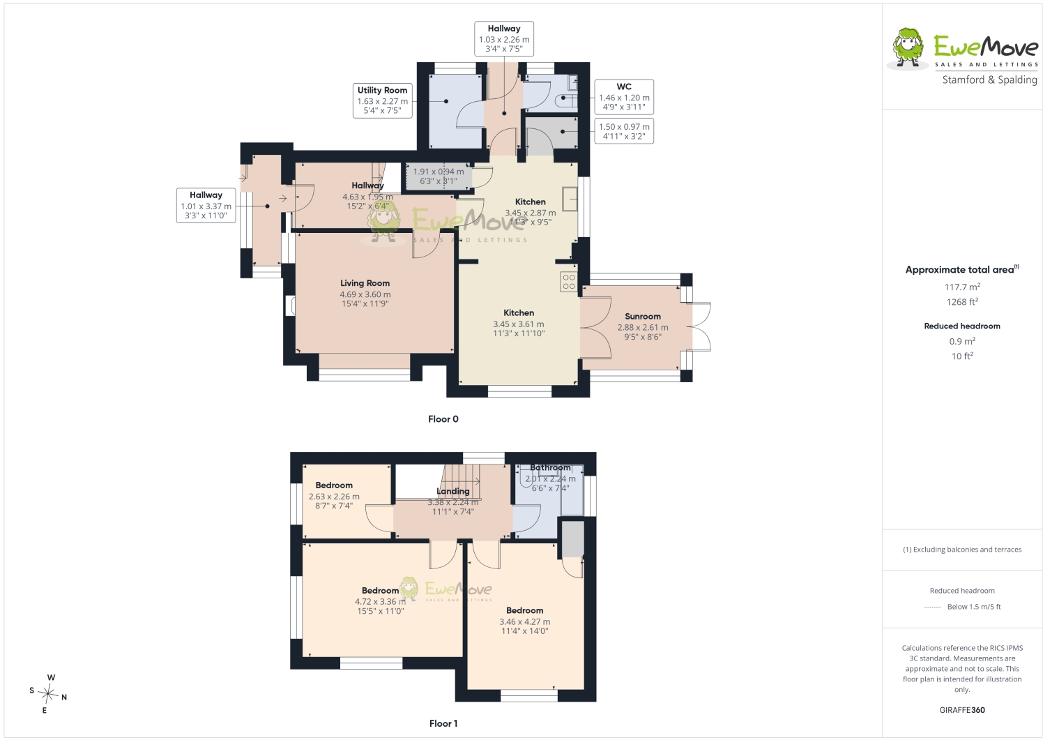 Mountbatten Avenue, Pinchbeck, Spalding, Lincolnshire, PE11 floorplan