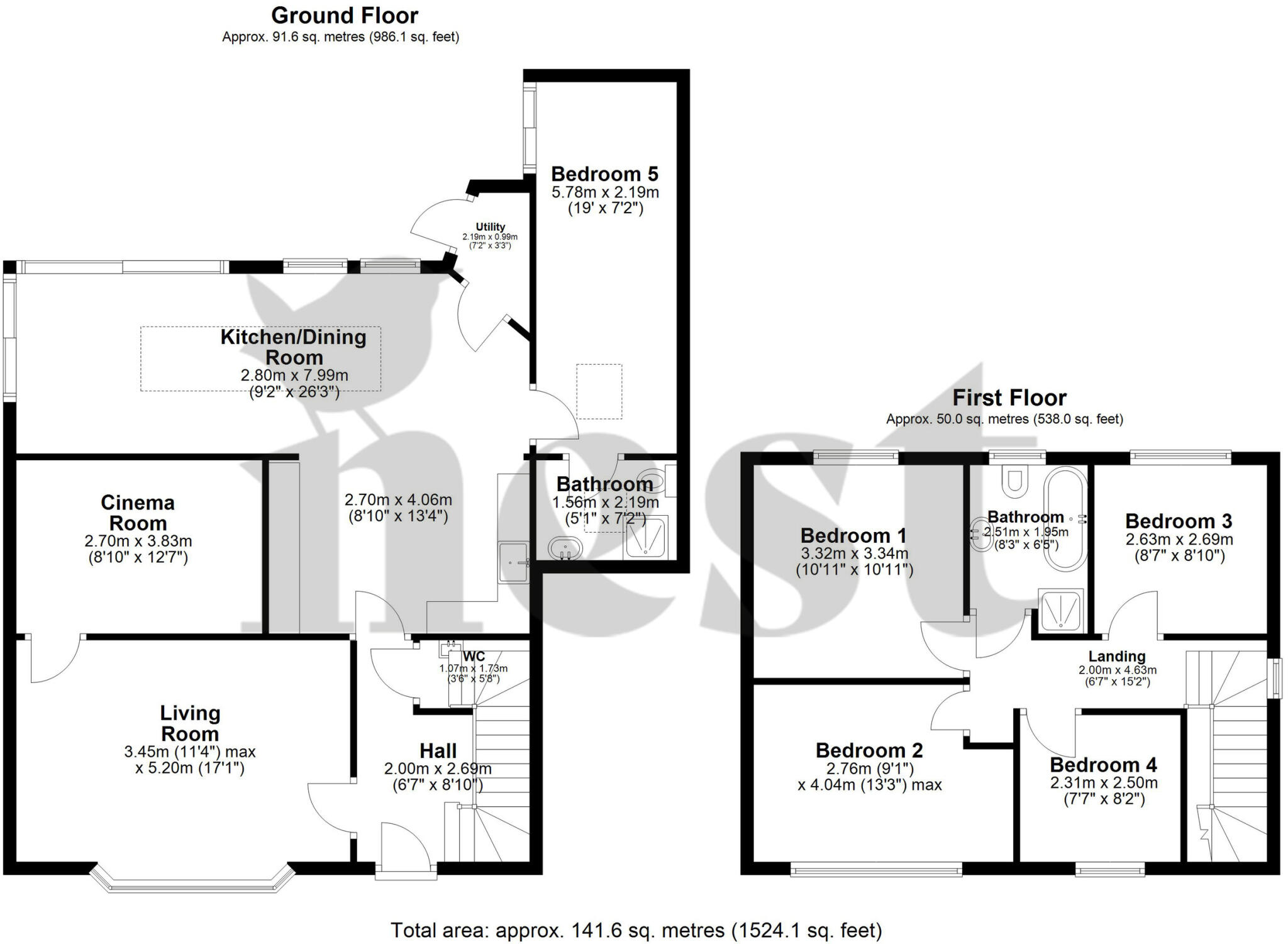 Atlantic Crescent, Burnham on sea, TA8 1NF floorplan