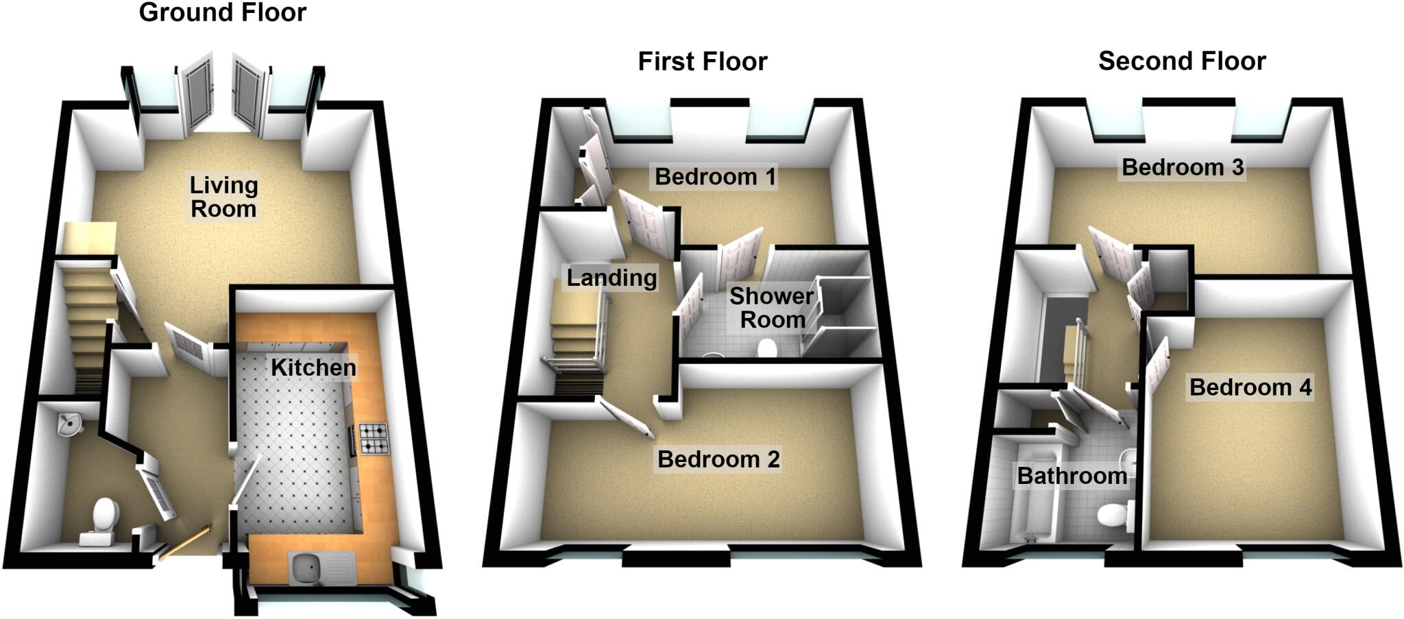 Willowherb Road, Lyde Green, Bristol, BS16 floorplan